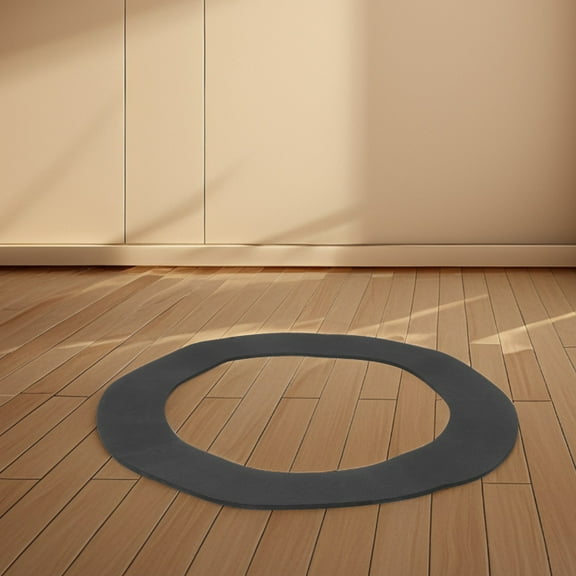 ULTNICE Anti Slip Recliners Chair Mat Rubber Black 1Pcs 27.43X27.43X0.28In