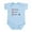 Sky Blue, variant on CafePress - Crawl Walk Row Body Suit - Baby Light Bodysuit, Size Newborn - 24 Months