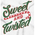 thumbnail image 2 of Sweet Twisted Christmas Candy Cane Women's Plus Size Graphic Tee Brisco Brands 2X, 2 of 5