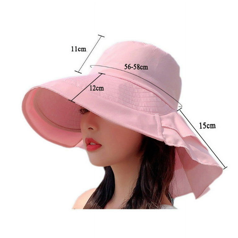 Sun Hats for Women with Ponytail Hole UV Travel Hat for Pool Use