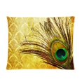 thumbnail image 1 of BSDHOME Peacock Feathers Design Picture Pillow Cases 20x30 inches Two Sides Print, 1 of 1