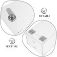 thumbnail image 3 of Tineasur Clear Cell Phone Storage Cabinet with Lock for Office Phones and Mobile Organizer, 3 of 8