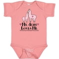 thumbnail image 3 of Inktastic Llama Aunt Loves Me Girls Girls Baby Bodysuit, 3 of 5