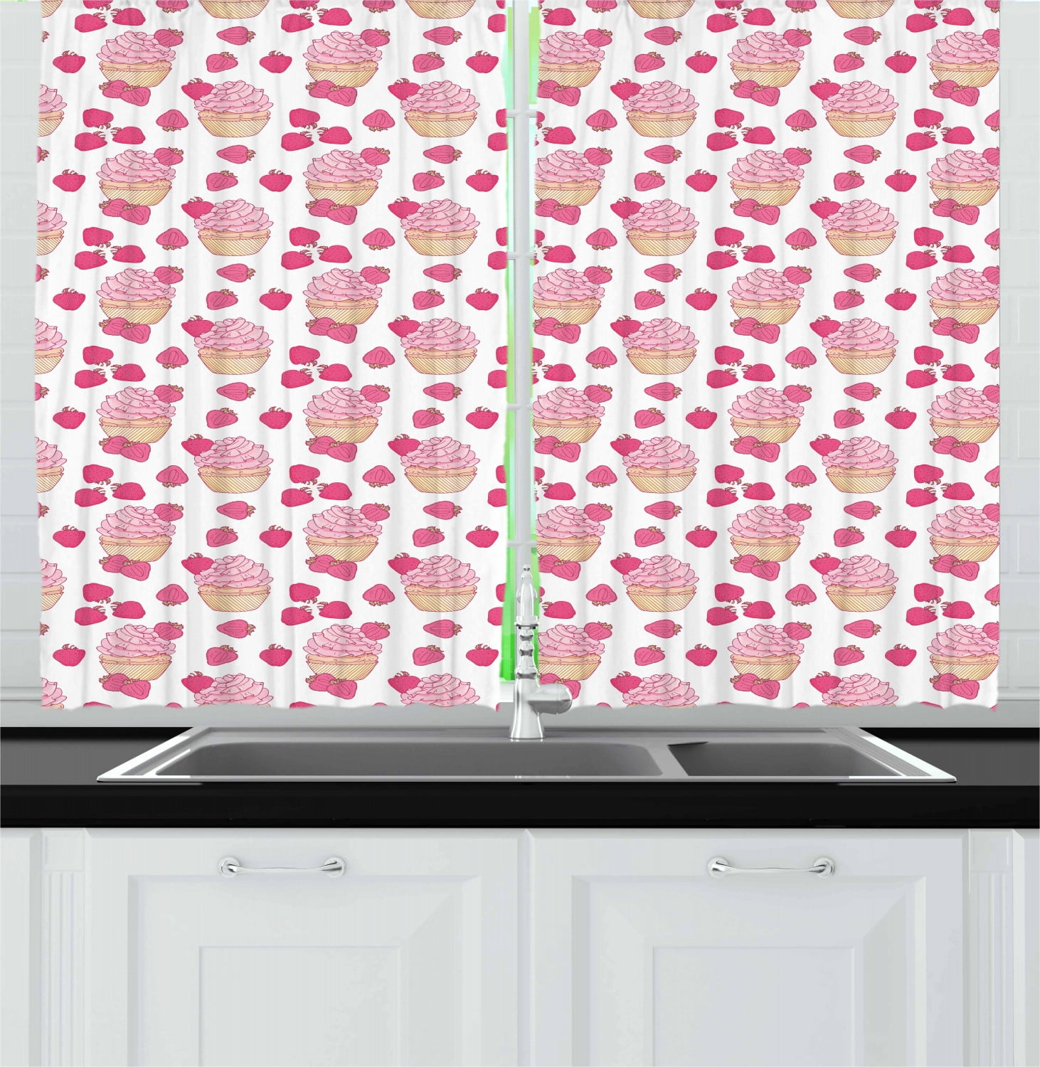 Toddler Bed Set Strawberry Shortcake Sweet Cupcake Vibrant Printed Design New