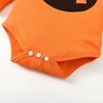 thumbnail image 5 of adviicd Outfit Baby Girl Baby Girl Clothes Ribbed Ruffled Romper+ Pants Outifts (Orange,9-12 Months), 5 of 9