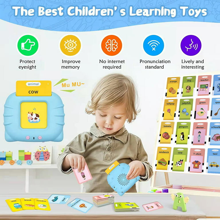 384 Sight Words Talking Flash Cards - Toddler Toys for 2 3 4 5 Year Old Boys and Girls Autism Sensory Toys for Autistic Children Speech Therapy Toys