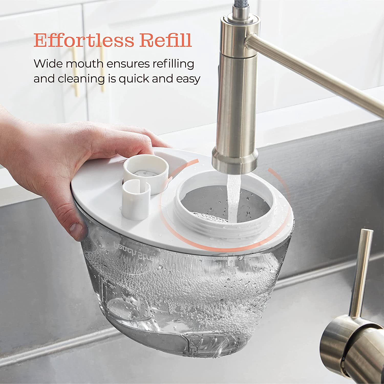 Cool Mist Humidifier - 2.2L Water Tank, for Bedroom, Baby, Quiet Ultrasonic Air Vaporizer, Adjustable Mist Level, 360 Nozzle Rotation, Auto-Shut Off, Large Area Humidifiers Easy Fill and Clean (Grey)