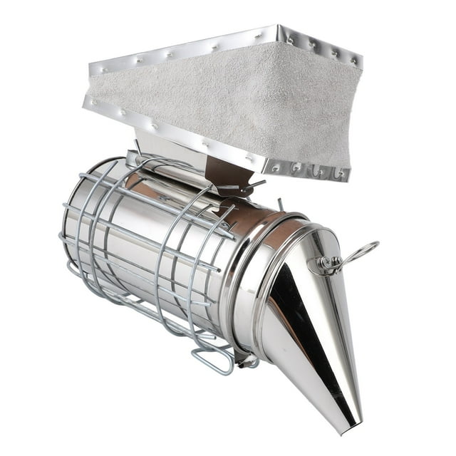 Fumoir de Ruche pour Abeilles Fumoir d'Apiculture Équipement d'Apiculture Outil Machine à Abeilles Sécuritaire Électrique pour Apiculteur en Acier Inoxydable avec Protection contre la Chaleur