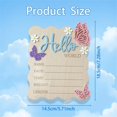 thumbnail image 2 of Baby Announcement Sign 805 (blue), 2 of 7