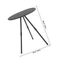 thumbnail image 2 of HONMEET Portable Round Table for Barbecues Adjustable Height Stability 1Pack, 2 of 8