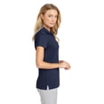thumbnail image 3 of Port Authority Adult Female Women Plain Short Sleeves Polo True Navy Large, 3 of 6