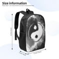 thumbnail image 2 of Salouo Yin And Yang Print Travel Laptop Backpack,17Inch Casual Bag with Side Pockets for Men & Women Stylish Daypack for Weekender/Business/Hiking-One Size, 2 of 6