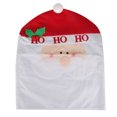 thumbnail image 3 of Funda trasera de silla de Navidad Zulema 3 uds ciervo muñeco de nieve Santa, 3 of 8