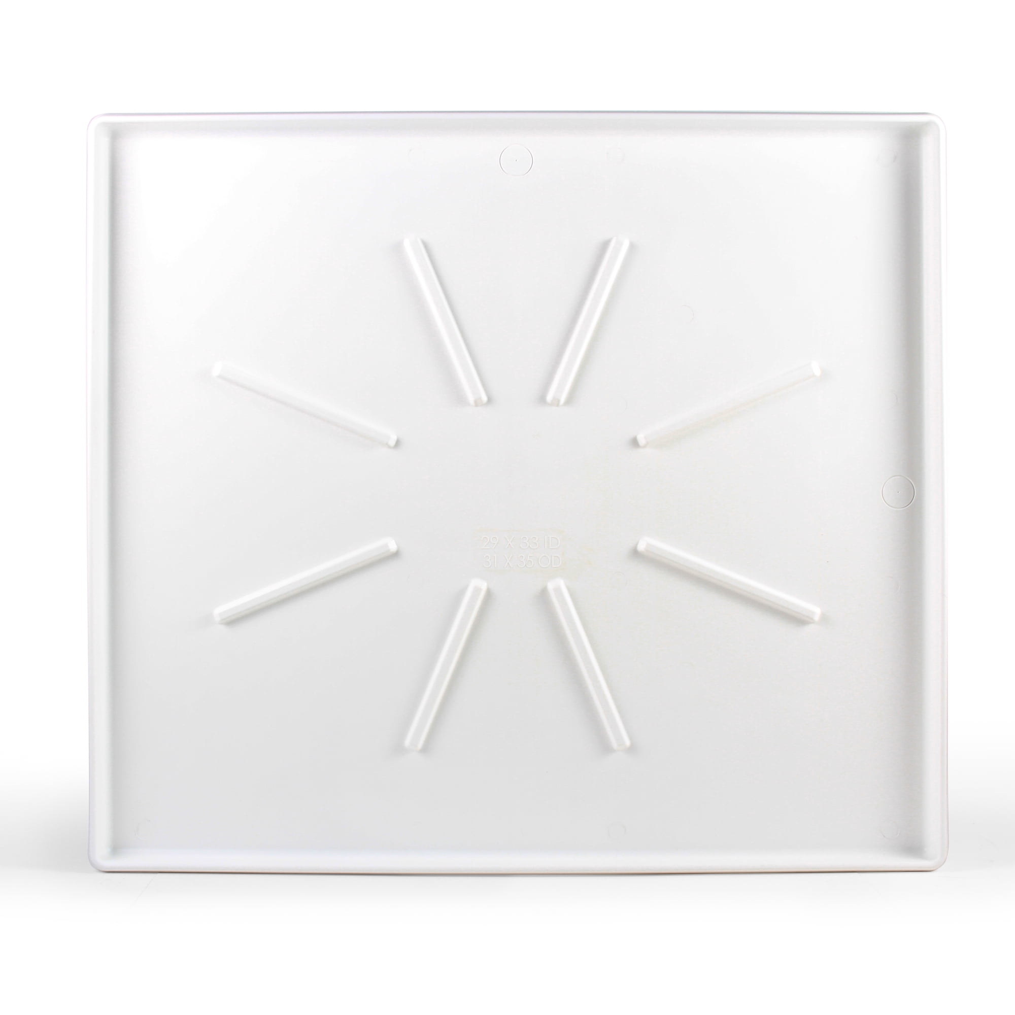 Camco Washing Machine Drain Pan, 30 ½" x 34 ½" OD, PVC Fitting (20786)