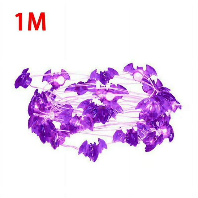 30 LED Bat String Lights 9.8ft Halloween String Lights Halloween Lighting for Garden House Halloween Party Decorations