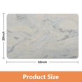 thumbnail image 5 of Marble Design Bath Rug Runner – Soft & Luxury 20x32 inch Microfiber Bathroom Mat, Non-Slip, Long, Perfect for Tub & Shower, Machine-Washable Floor Rug, 5 of 5