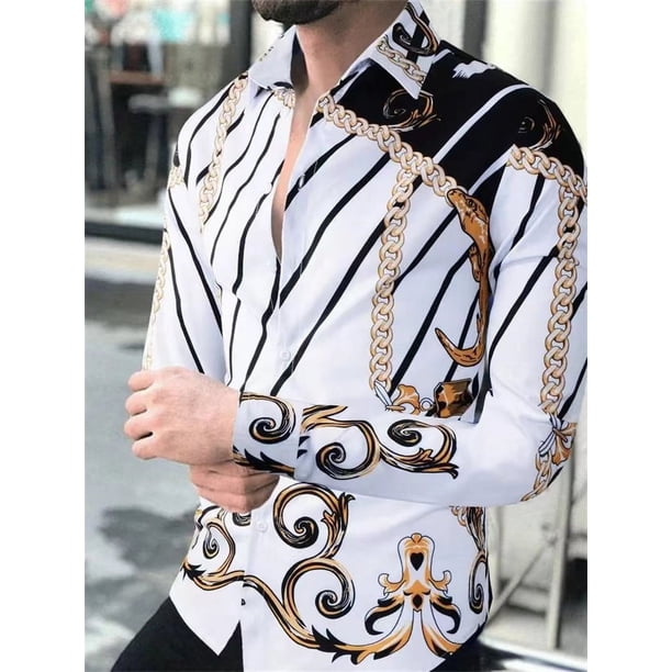 Camisa hawaiana para hombre nueva de , camisa con estampado divertido, camisa retro de moda, informal, cómoda y urbana para hombre