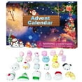 thumbnail image 1 of Caja de calendario de adviento de Navidad Juguete tipo Navidad Suave Mini Mochi Squishies Kawaii Animal Squishy Juguetes Antiestrés Juguetes para niños, 1 of 5