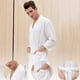 thumbnail image 5 of Bata de pijama de pareja Premium, bata Unisex elegante y cómoda para Spa, bata de Hotel suave y absorbente, 5 of 5