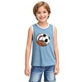 thumbnail image 6 of YABCSAZ Toddler Boys Girls Summer Outfits Sleeveless Tank Tops Loose Fit Active Tee Shirts Kids Casual T-Shirts Blouses Funny Cute Printed Shirts Tops Baby Clothes Size 10 T, 6 of 6