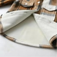 thumbnail image 4 of Esaierr Toddler Baby Newborn Shirt Coat for Kids Boys Shirt Padded Long Sleeve Plaid Autumn Shirt Tops for 6M-9Y, 4 of 5