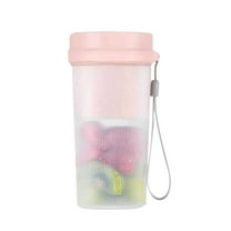 Portable Blender 300ml USB Rechargeable Personal Smoothie Maker | Green Single-Serve Travel Blender Cup with USB Cable for Shakes & Juices