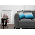 thumbnail image 3 of Ambesonne Ombre Throw Pillow Cover 2 Pack, Abstract Color Change Pattern, 24", Grey and Blue, 3 of 5