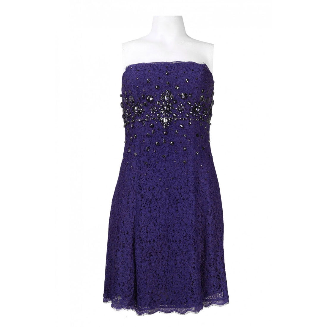 Adrianna Papell Strapless Rhinestone 