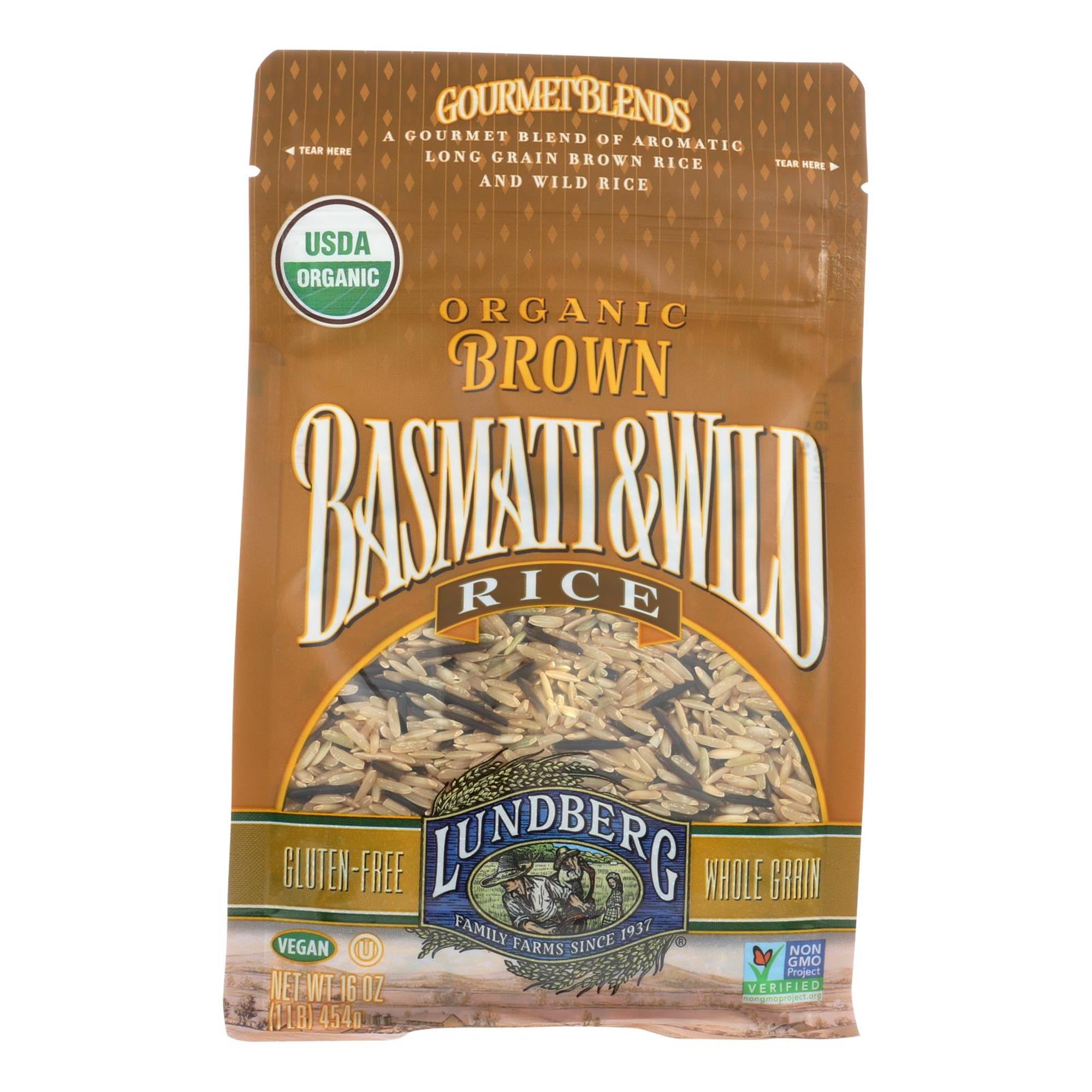 Lundberg Family Farms Gourmet Blends Organic Brown Basmati & Wild Rice