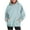 Light Blue, variant on Tawop Women's Sweatshirts and Hoodies Women Tops Sweatshirts for Women Long Sleeve Pullover Fleece Solid Casual Hot Pink 2XL