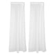 thumbnail image 1 of GOOHOCHY cortinas blancas semitransparentes con filtro de luz para bodas, cortinas de ventana de estilo rústico para dormitorio y sala de estar., 1 of 8