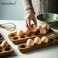 thumbnail image 3 of Elevate Your Kitchen with our Stylish, Modern Wooden Egg Storage Box: Multi-compartment, Preserves Freshness, Perfect for Organization, 3 of 10