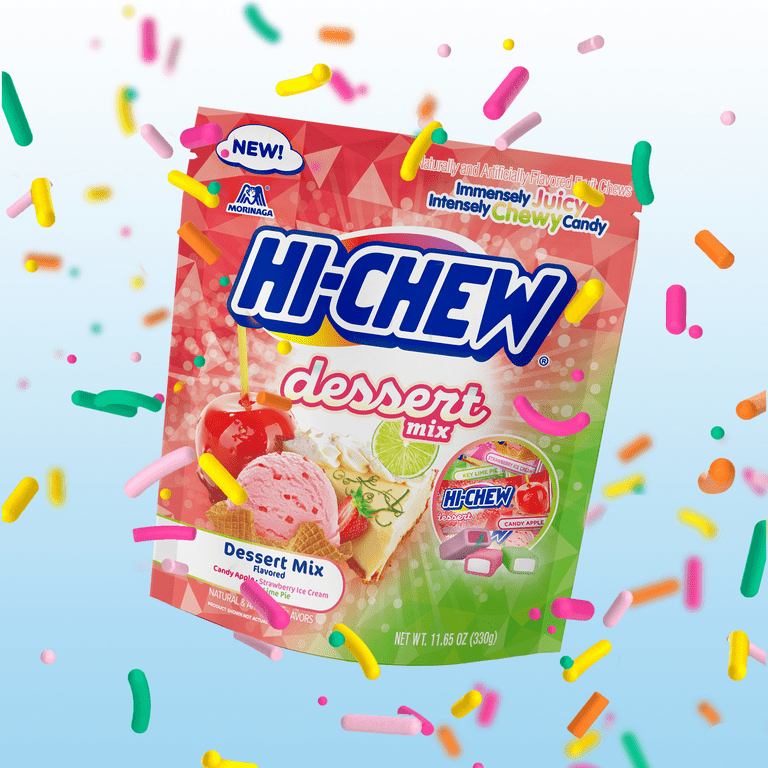 HI-CHEW Dessert Mix Chewy Candy, 11.65 oz, Stand up Pouch
