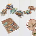 thumbnail image 3 of Designocracy 8090034C-S6 2 x 2 x 0.25 in. Fish Decorative Wooden Ornaments Coastal Decor, Set of 6, 3 of 11
