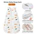 thumbnail image 3 of Mosebears Sleep Sack Baby Winter Wearable Blanket with 2-Way Zipper,2.5 TOG Cotton Sleep Sack Unisex (0-6 Months), 3 of 8