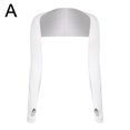 thumbnail image 1 of Manchon de Châle en Soie Protection Solaire UV Gants de Sport Activités Extérieures Course Pêche Cyclisme, 1 of 6