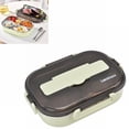 thumbnail image 1 of Oleegame 1PC Produce Storage Portable 304 L Lu Box Four Compartment Box With Soup Bowl Chopsticks SpoonBlue For Home Use Multifunctional Accessory Green, 1 of 9