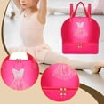 thumbnail image 6 of Kuntesetty Ballet Dance Backpack Cute Ballet Dance Bag for Sports Birthday Gift Dancing Rose Red, 6 of 9