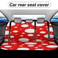 thumbnail image 5 of Red Paisley Bandana Car Accessories Bench Seat Covers for Cars Print Car Seat Protector Cover for Rear Universal Fit, 5 of 6