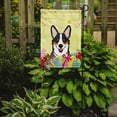 thumbnail image 2 of Carolines Treasures BB1937GF Tricolor Corgi Easter Egg Hunt Garden Flag, Small, Multicolor, 2 of 3