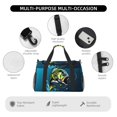 thumbnail image 4 of Easygdp Largemouth Bass Fish Bolsa de Gimnasio, Bolsa de Viaje Duffel, Bolsa de Fin de Semana con Compartimentos, Bolsa de Mano para Noche, 4 of 7