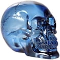 thumbnail image 2 of Crystal Clear Translucent Skull Collectible Figurine 4.5 Inch (Blue), 2 of 3