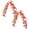 Red-2pc, variant on 6FT Mini Monstera Fall Garland, Greyish White Turtle Leaf Vine, UV Resistant Waterproof Flexible DIY Decor for Mantel Porch Patio Garden Thanksgiving Party
