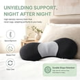 thumbnail image 4 of Memory Foam Lumbar Support Pillow, Ergonomic Lower Back Cushion for Back, 4 of 7