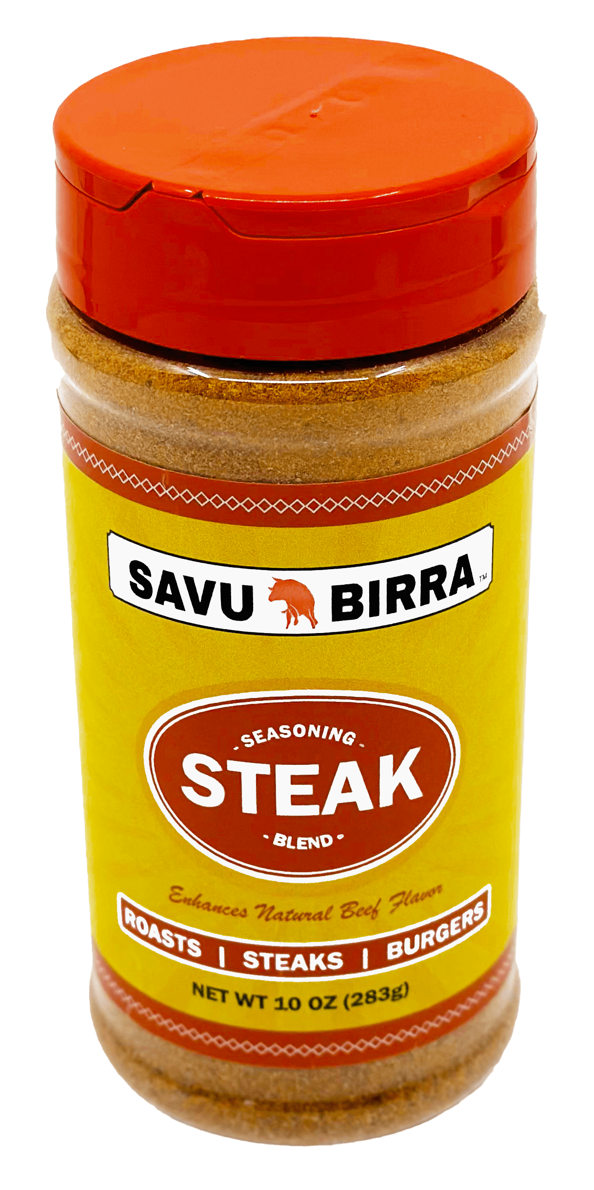 Savu Birra, Steak Seasoning Blend, 10 OZ Bottle, Premium Steak