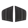 thumbnail image 3 of Side Window Louver, Anti Deform Side Window Air Vent Cover Scratch Proof High Toughness  For Car Black, 3 of 8