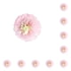 thumbnail image 3 of Toystoory Flores de papel Decoraciones florales para pared Telón de fondo decorativo Guardería para decoración de fiesta de aniversario Rosa Rosa Claro 15cm 10piezas, 3 of 6