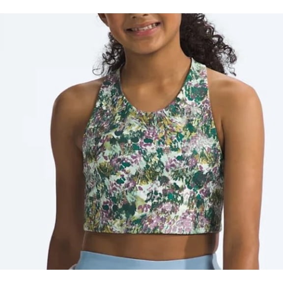 The North Face Girls Never Stop Tanklette Reversible Sports Bra, Mineral Purple, XS (6)