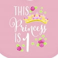 thumbnail image 4 of Inktastic This Princess is One First Birthday Girls Baby Bib, 4 of 4