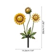 thumbnail image 3 of Flat Metal Garden Stakes Colorful Venues Flytrap And Sunflower Yard Decor Outdoor Patio Lawns Potted Plants Decorative Ground Insert Ornaments, 3 of 5